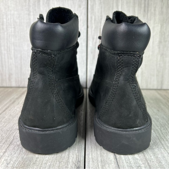 Timberland Classic 6 Inch Black Waterproof Youth Boot Boys Size 5 - Picture 5 of 10